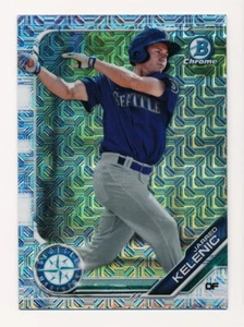 2019 Bowman Chrome Mega Box Refractor #BCP-13 Jarred Kelenic Mariners Braves - Picture 1 of 2