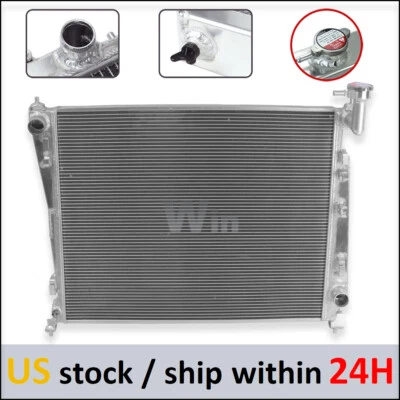 Radiador de 3 filas para Dodge Durango 2011-2019 3,6 L 5,7 L 6,4 L todo aluminio Foto 1 de 4