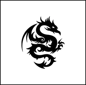 Dragon #4 Vinyl Decal - Picture 1 of 4