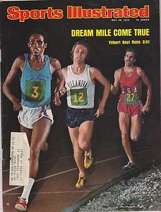 MAY 26, 1975 SPORTS ILLUSTRATED FILBERT BAYI TRACK AND FIELD MILE - Picture 1 of 1