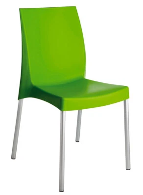 SEDIA BOULEVARD  GRAND SOLEIL  IMPILABILE   OPACA GAMBE IN  ALLUMINIO - Immagine 1 di 4