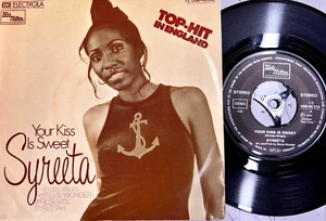 SYREETA ''YOUR KISS IS SWEET'' PICTURE SLEEVE 7" RECORD MOTOWN 1972 - Picture 1 of 3