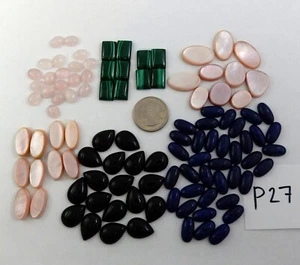Multi Stein Schmuck Zubehör Taxis Paket gemischte Cabochons Menge p27 - Bild 1 von 1