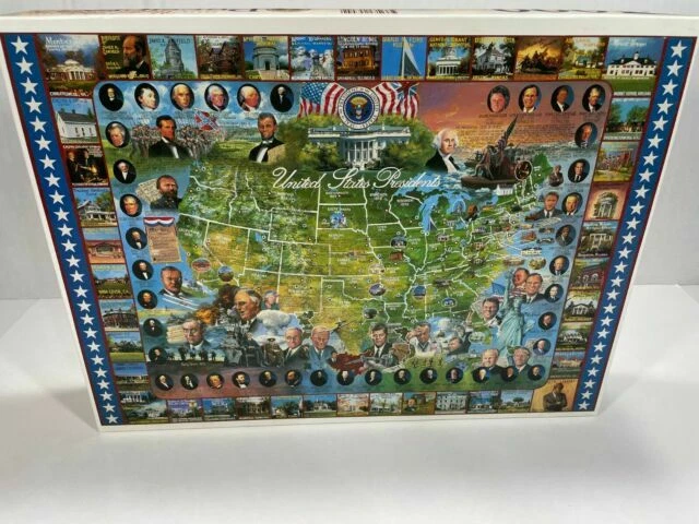 White Mountain United States Presidents Puzzle - 1000 pieces