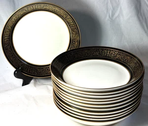 12 VINTAGE MIKASA MOUNT HOLYOKE COUPE SOUP SALAD BOWLS -FREE SHIP - Picture 1 of 5