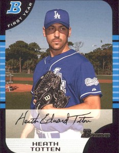 2005 Bowman Baseball Card #299 Heath Totten FY RC