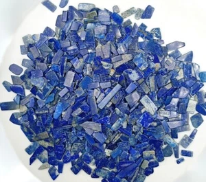 Natural Lapis Chips Loose Gemstone, Handmade Lapis Chips Wholesale Lot 72558 - Picture 1 of 5