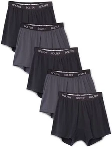 Bolter Men's 5-Pack Cotton Stretch Boxers Shorts - Picture 1 of 12