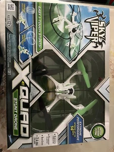 Sky Viper X-Quad Stunt Quadcopter ndoor Outdoor Flying SkyRocket. never used - Picture 1 of 4
