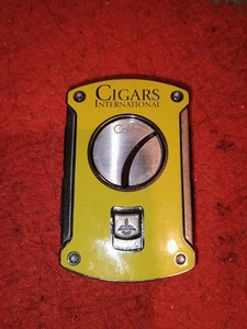Colibri Guillotine Style Cigar Cutter Yellow Cigar International - Picture 1 of 4
