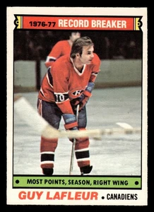 1977-78 O-PEE-CHEE #214 GUY LAFLEUR NM - Foto 1 di 2