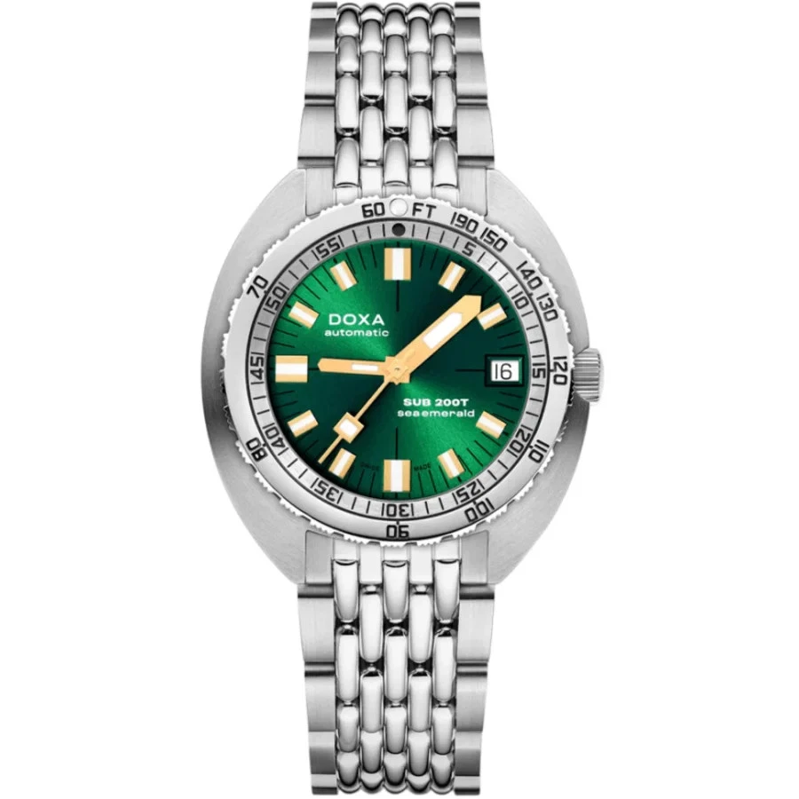 New DOXA Sub 200T Sea Emerald Automatic Green Dial Men's Watch 804.10.131S.10 - Image 1 of 1