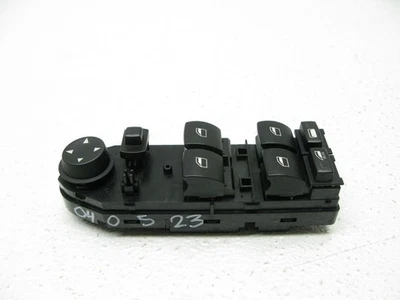 06-10 BMW E64 650i M6 CONVERTIBLE DOOR MASTER WINDOW SWITCH BUTTON LEFT OEM 0405 - Image 1 of 4