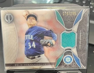 Felix Hernandez Topps Tribute 2017 Relic 176/199 TR-FH - Picture 1 of 2