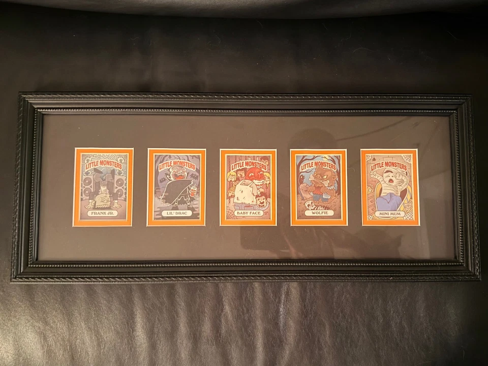 TATUAJE CIGARS Halloween Pequeños Monstruos Juego de Cartas / Enmarcado Foto 1 de 4