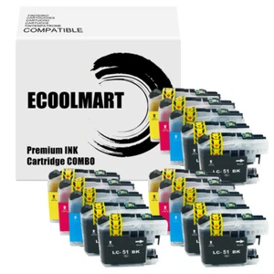 15PK Ink Cartridge fits Brother LC51 MFC-240C MFC-230C MFC-885c MFC-465cn 5860CN - Picture 1 of 1