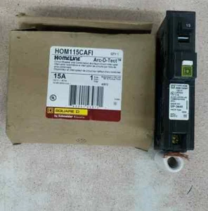 1  x  SQUARE D HOMELINE HOM115CAFIC HOM115CAFI AFCI 1 POLE BREAKER 15A NEW - Picture 1 of 1