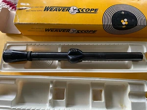 Vintage Weaver Marksman 4X Rifle Scope W/ Fine Crosshair Reticle - Picture 1 of 4