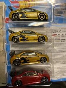 Hot Wheels '06 4 Set HONDA CIVIC Si #028 VARIANTES DORADAS FTE 1a Edición y ROJO SUELTO NUEVO - Imagen 1 de 7