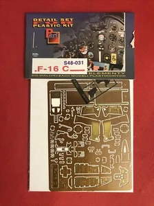 Jadar Model Detail Set, S48-031, General Dynamics F-16C for Hasegawa kit - Picture 1 of 3