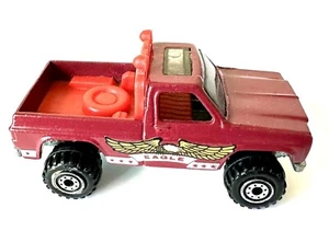 Vintage 1989 Hot Wheels Trailbusters BYWAYMAN Eagle Truck Maroon Burgandy Chevy - Picture 1 of 7