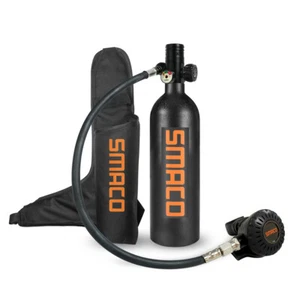 Mini Scuba Diving Tank Equipment Dive Cylinder Oxygen Bottle Underwater 1L - Picture 1 of 8