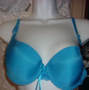 CONNY WOMEN'S BRA SIZE: 36C PADDED &WIRED BLUE NEW - Picture 1 of 2