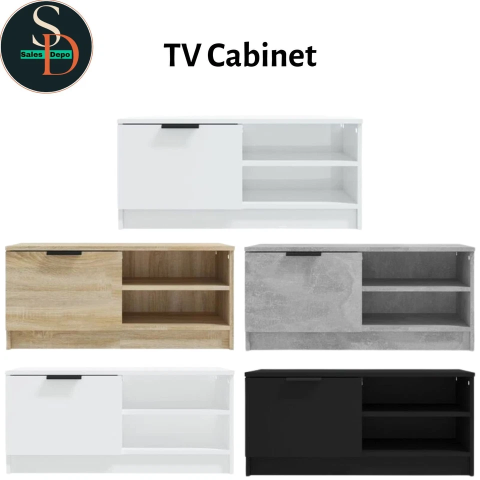 TV Cabinet Engineered Wood Media Unit HiFi Cabinet Multi Colours vidaXL - Image 1 of 1