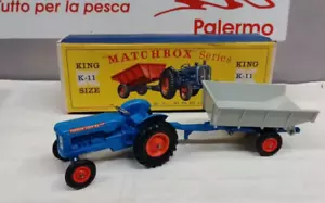 MATCHBOX KING SIZE FORDSON TRACTOR AND FARM TRAILER K11 - Bild 1 von 6