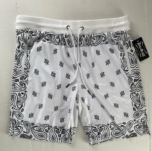 Dogg Supply Shorts Mens  Sweat Active Snoop Cotton Black White XL - Picture 1 of 7