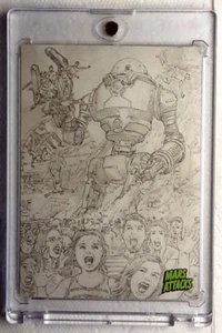 2015 Mars Attack's Occupation Concept Card 27 PANIC IN THE PARK - Picture 1 of 2