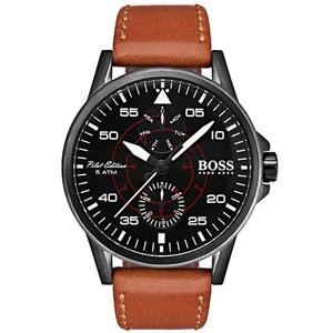 Hugo Boss Men's Pilot Aviator Black Dial Watch - 1513517 - Picture 1 of 1