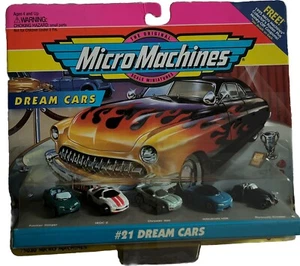 Vintage 90's Micro Machines #21 Dream Cars - New in Box - Picture 1 of 4