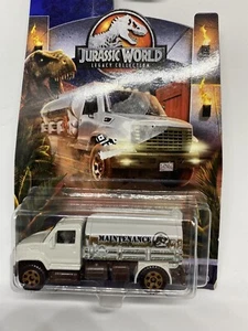 Camión cisterna utilitario de mantenimiento Jurassic Park 1:64 coche caja de cerillas - raro sin usar en paquete - Imagen 1 de 5