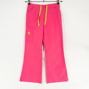 Pantalones Médicos Wonderwink Para Mujer XS PETITE Rosa Acampanados Bolsillos Cordón Cintura - Imagen 1 de 9
