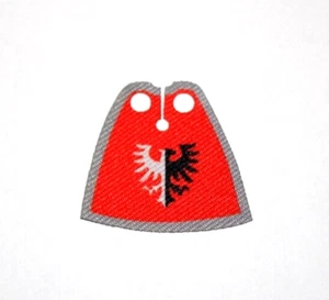 Capa de tela adecuada para castillo de caballero águila halcón rojo negro gris (108) - Imagen 1 de 2