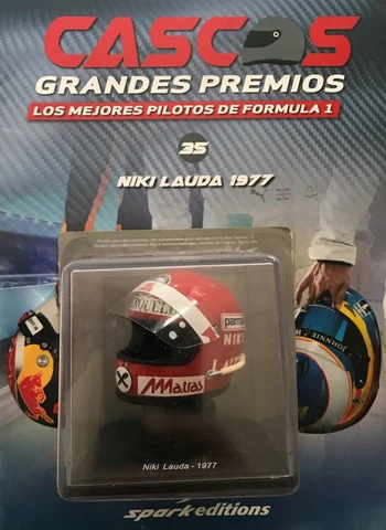 Niki Lauda (1977) helmet Collection 1/5 new sealed Discontinued Cover