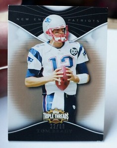 /99 TOM BRADY 2009 Topps Triple Threads GOLD #28 Buccaneers Patriots SUPER BOWL