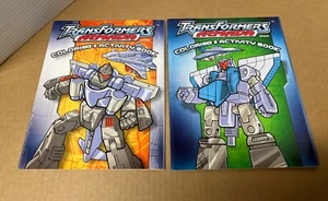 Vintage New! 2004 Transformers Armada Child’s Coloring & Activity Book Hasbro LC - Foto 1 di 8