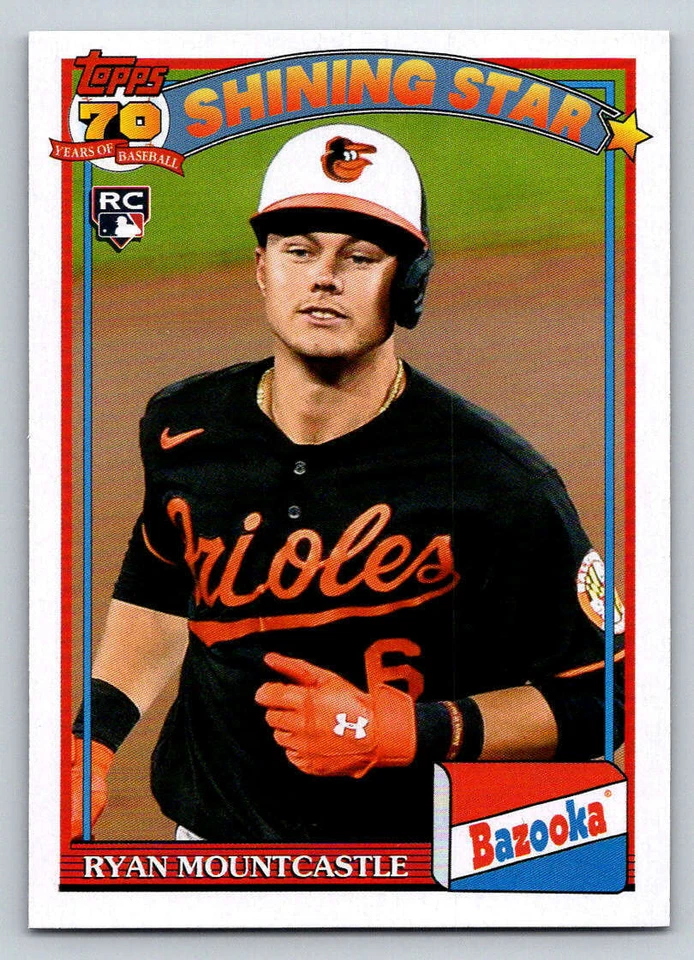 2021 Topps Archives Shining Stars #91BZ1 Ryan Mountcastle (ref Y01068) - Image 1 of 2