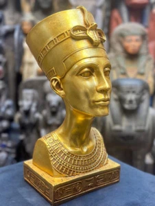 Ancient Egyptian Antiquities Queen Nefertiti head-wife of Akhenaten Pharaonic BC - Picture 1 of 9