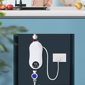 Mini-elektrischer Instant-Warmwasserbereite 5500 W, mit LED-Anzeige 220 V IPX4 - Bild 1 von 16