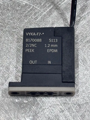 FESTO Media separated solenoid valve VYKA-F7-M22C-12-PE-5YQ7 - VAVE-K1-7-5YL1-LR - Image 1 of 4