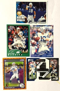 Peyton Manning Card Lot (5) - 2000 Donruss / 2002 + 2010 Topps - No Dup - Picture 1 of 2