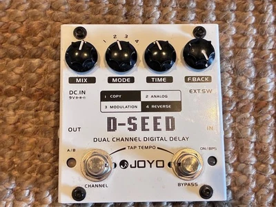 JOYO D-SEED-II Multi Pedal Efecto Doble Canal Estéreo Looper y Retraso Digital Foto 1 de 3