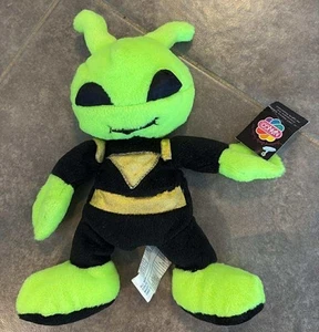 1997 Nanco Martian Plush Alien Black & Gold Uniform 8 inch - Picture 1 of 4