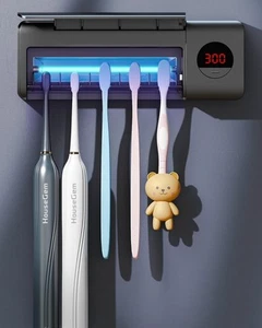 HouseGem Toothbrush Holder, Timer Function, 2000mAh Rechargeable Cordless Wal... - Picture 1 of 6