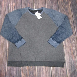 Threads 4 Thought Sweater Mens 2XL Gray Blue Crewneck Organic Cotton Pullover - Picture 1 of 7