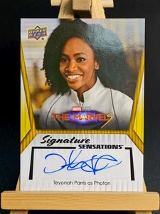 TEYONAH PARRIS AS PHOTON 2024 UD Marvel Studios Series 2 #SS-TY Signature Auto - Picture 1 of 2