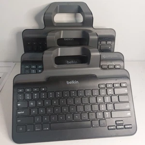 3 x Belkin Wired Tablet Keyboard with Stand for iPad - Lightning Connector - Picture 1 of 10